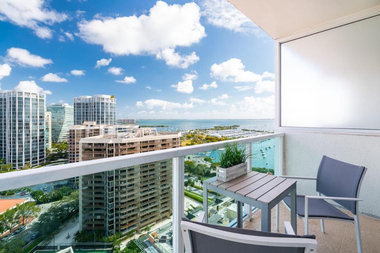 City View Balcony Steps From Restaurants, Peacock Park & Marina Miami Exterior foto